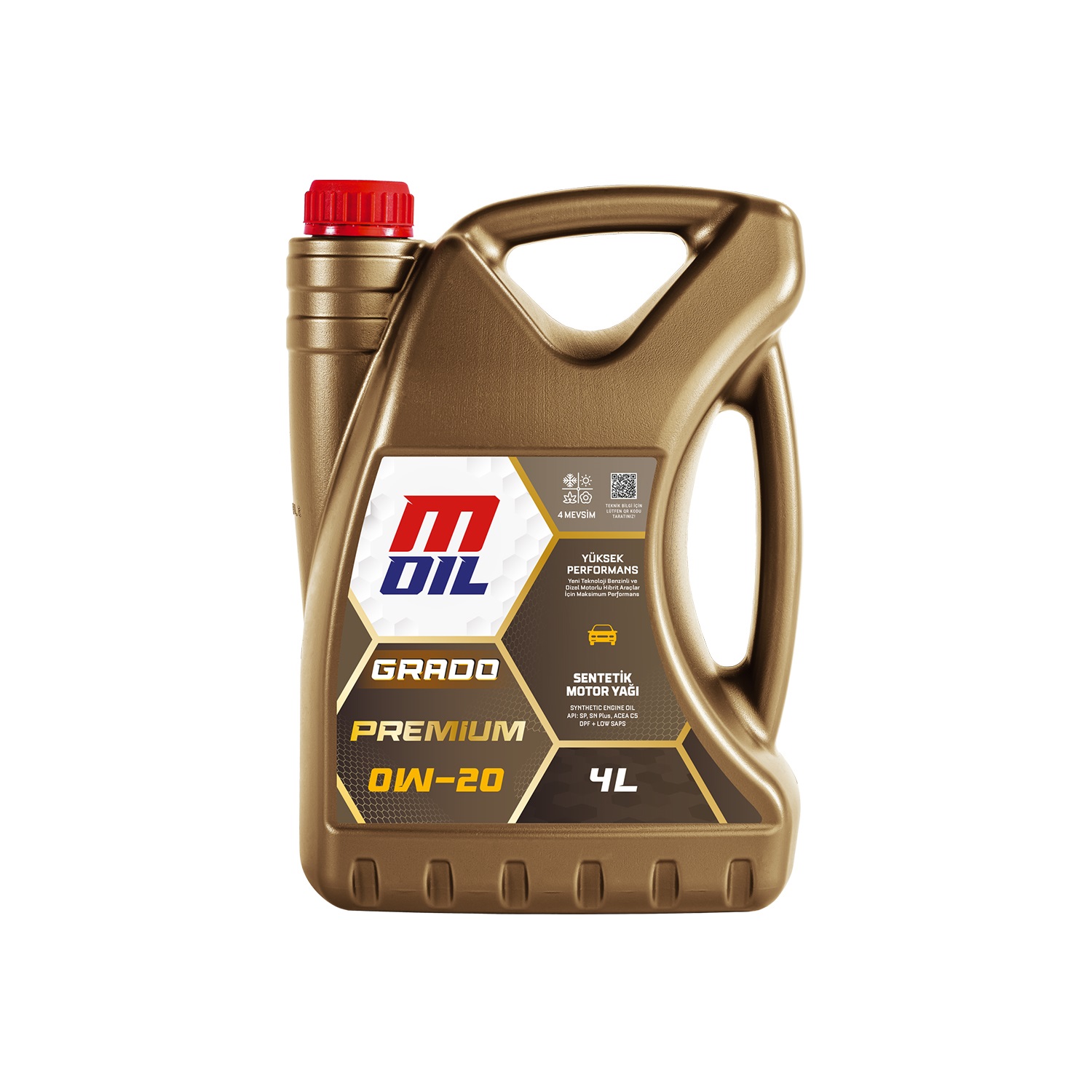 M OIL GRADO PREMIUM 0W-20